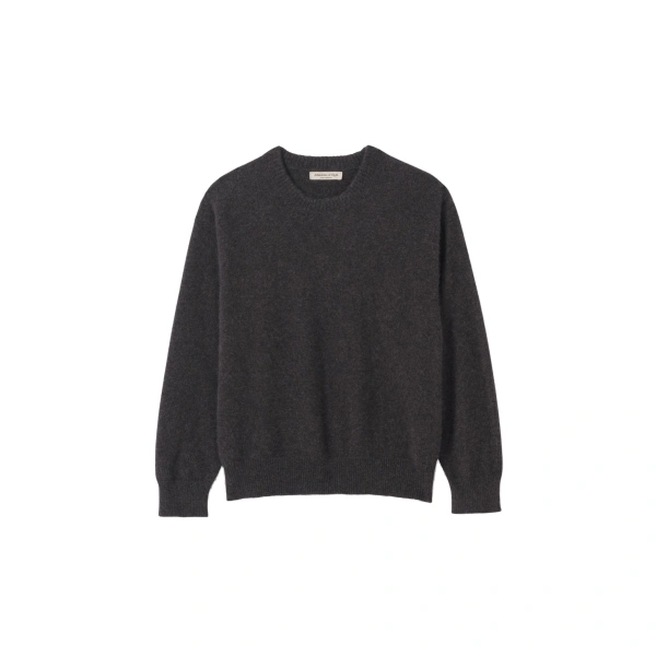 Boyce Grey Brushed Cashmere-Silk Jumper