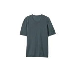 Johnstons of Elgin Boyd Blue Superfine Cashmere T-Shirt | T-Shirts | Coveti