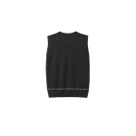 Johnstons of Elgin Brae Dark Grey Merino Sleeveless Tank | Sleeveless | Coveti
