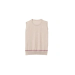 Johnstons of Elgin Brae Natural Merino Sleeveless Tank | Sleeveless | Coveti