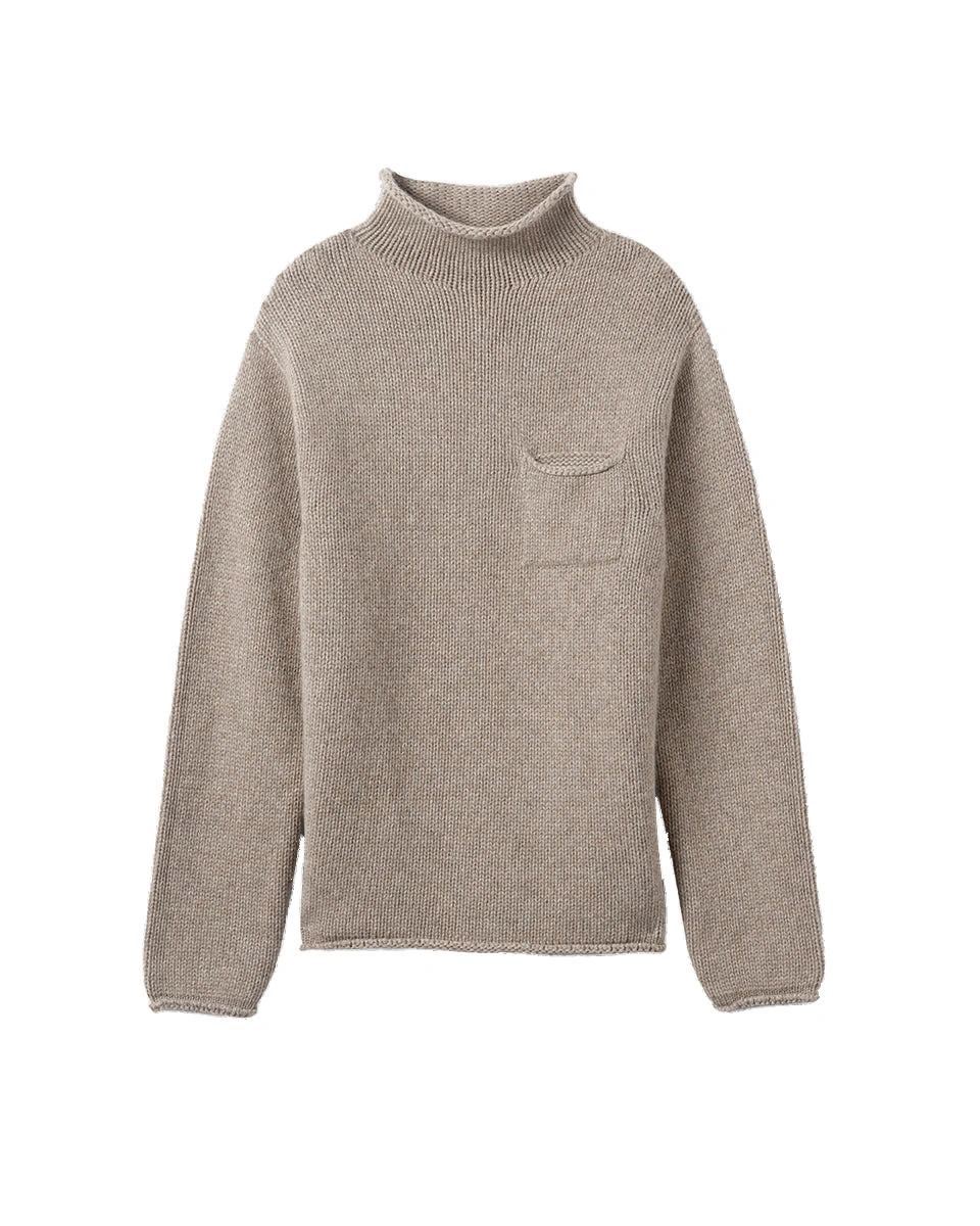 Johnstons of Elgin Brown Cashmere Turtleneck Jumper Johnstons of Elgin Brown Cashmere Turtleneck Jumper | Men Knitwear | Coveti