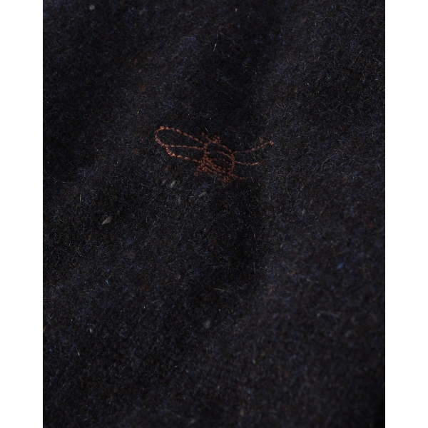 Johnstons of Elgin Cairn Blue Donegal Cashmere Jumper