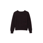 Johnstons of Elgin Cairn Purple Donegal Cashmere Jumper | Sweaters | Coveti