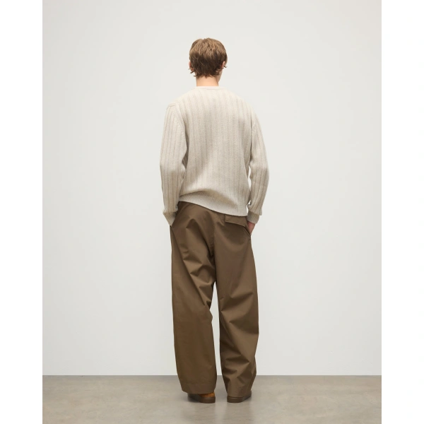 Johnstons of Elgin Calder Natural Cable Cashmere Jumper
