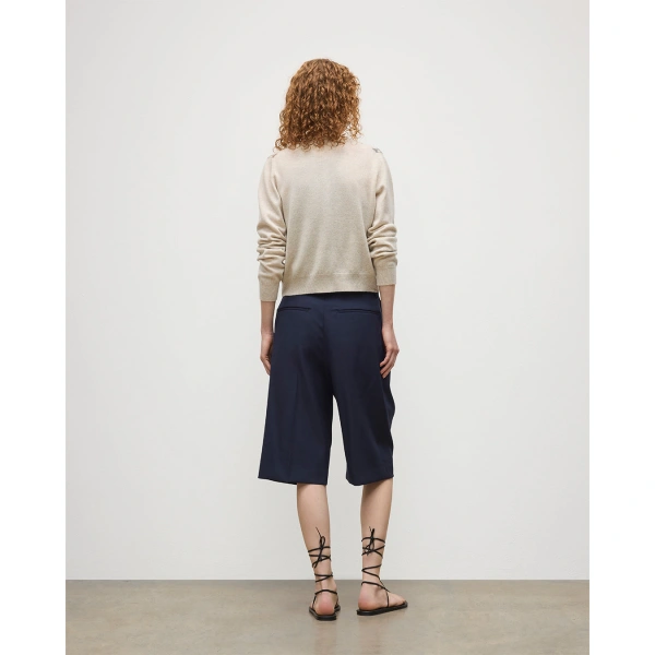 Johnstons of Elgin Clan Natural Argyle Cashmere Cardigan