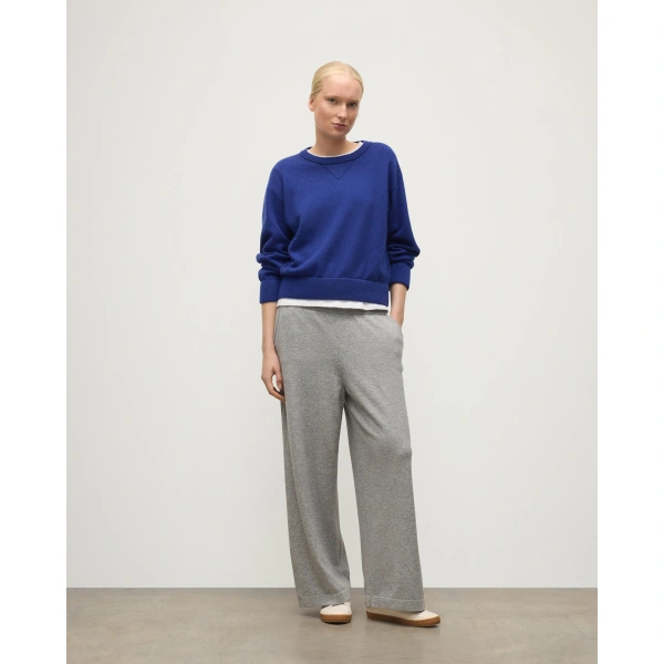 Johnstons of Elgin Coll Light Grey Cashmere Trouser