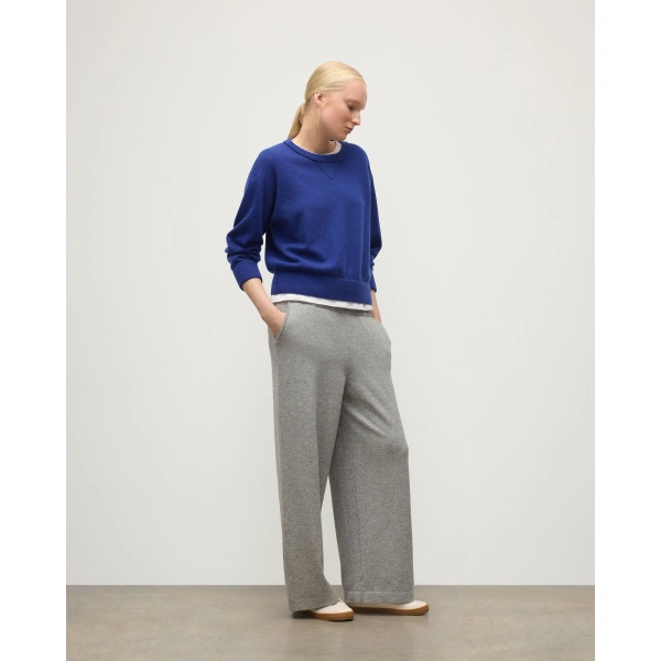 Johnstons of Elgin Coll Light Grey Cashmere Trouser