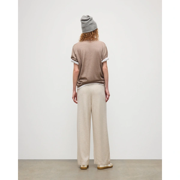 Johnstons of Elgin Coll Natural Cashmere Trouser