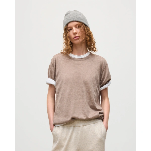 Johnstons of Elgin Coll Natural Cashmere Trouser