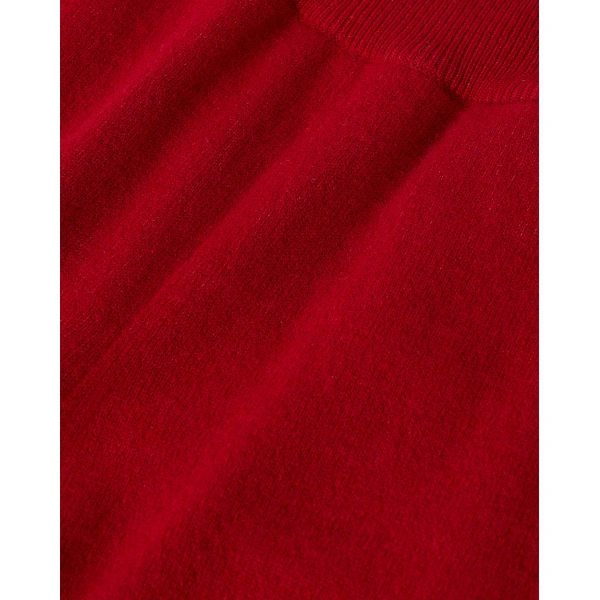 Johnstons of Elgin Coll Red Cashmere Trouser