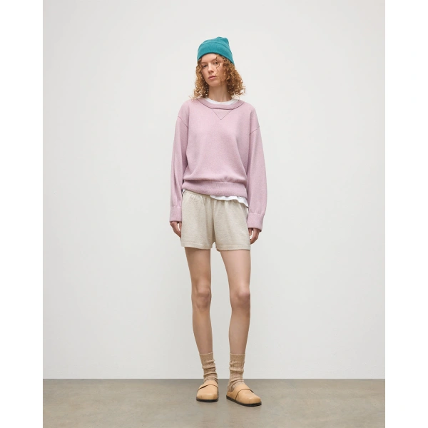 Johnstons of Elgin Cove Natural Cashmere Shorts