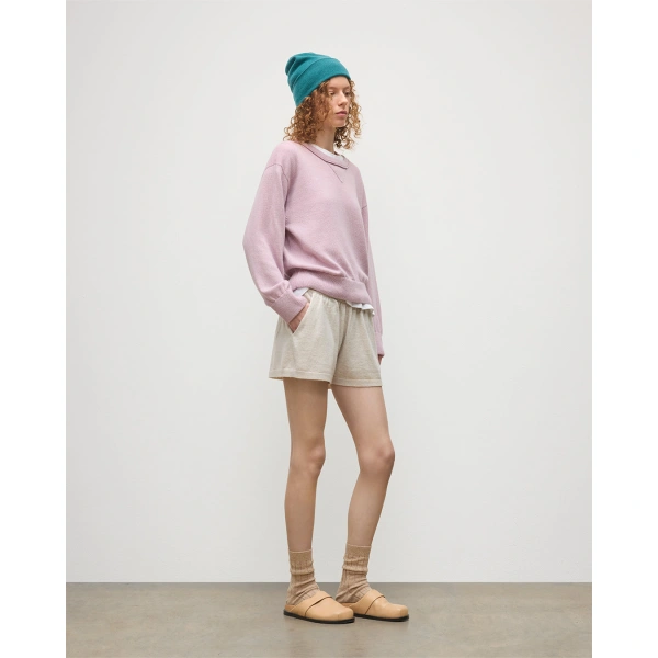 Johnstons of Elgin Cove Natural Cashmere Shorts