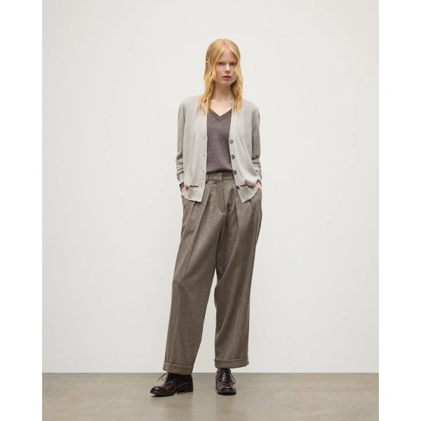 Johnstons of Elgin Effie Cream Superfine Cashmere Cardigan