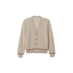Johnstons of Elgin Effie Cream Superfine Cashmere Cardigan | Cardigan | Coveti