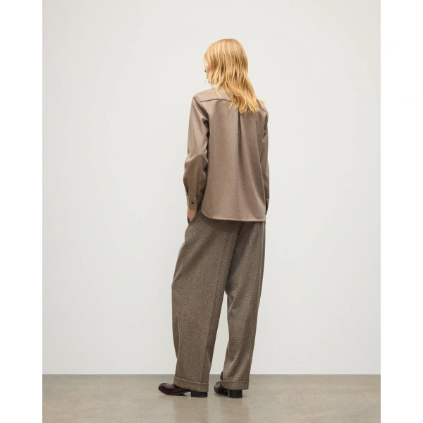 Johnstons of Elgin Etain Natural Shirt