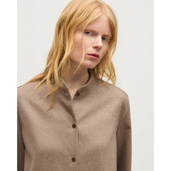 Johnstons of Elgin Etain Natural Shirt