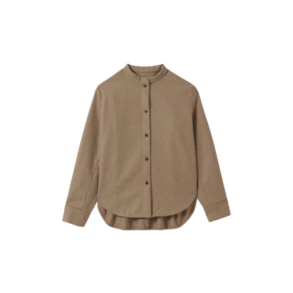 Johnstons of Elgin Etain Natural Shirt | Shirts | Coveti