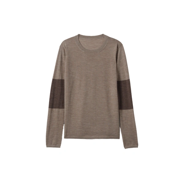 Euna Brown Superfine Cashmere T-Shirt