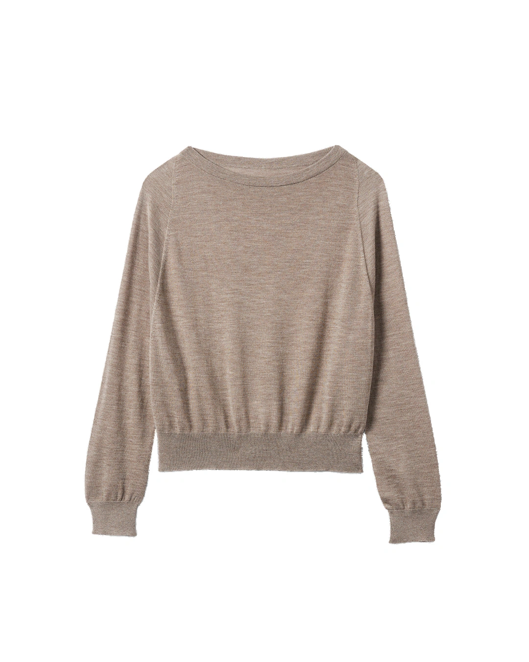 Johnstons of Elgin Finola Light Brown Superfine Cashmere Jumper Johnstons of Elgin Finola Light Brown Superfine Cashmere Jumper | Sweaters | Coveti
