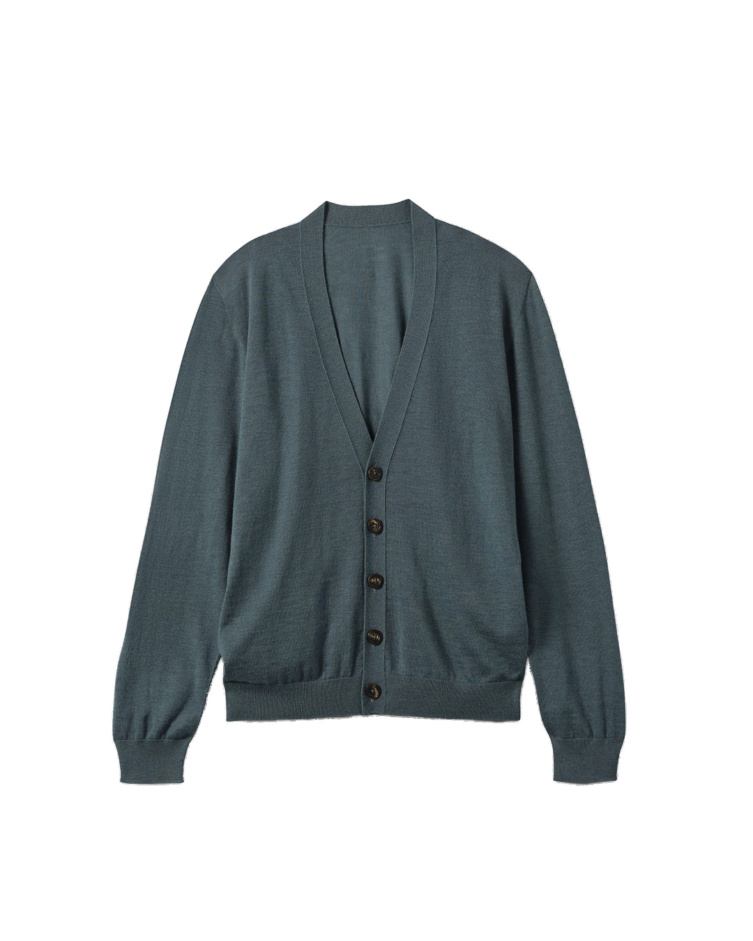 Johnstons of Elgin Forsyth Blue Superfine Cashmere Cardigan Johnstons of Elgin Forsyth Blue Superfine Cashmere Cardigan | Men Knitwear | Coveti