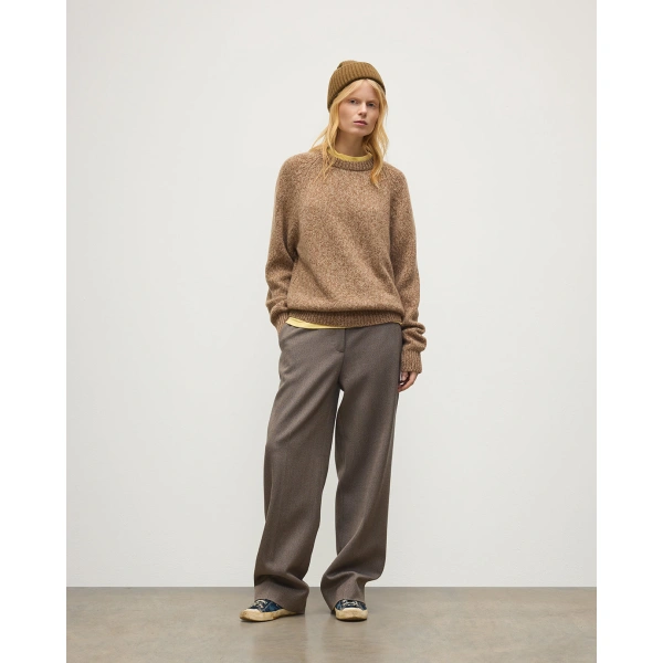 Johnstons of Elgin Fyfe Natural Cashmere Jumper