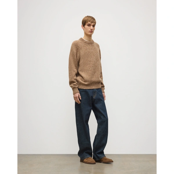 Johnstons of Elgin Fyfe Natural Cashmere Jumper