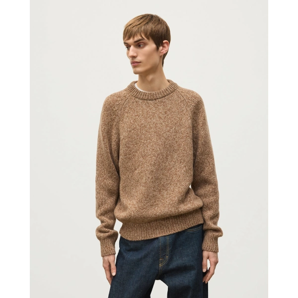 Johnstons of Elgin Fyfe Natural Cashmere Jumper