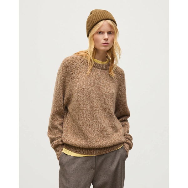 Johnstons of Elgin Fyfe Natural Cashmere Jumper