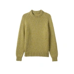 Johnstons of Elgin Fyfe Yellow Cashmere Jumper | Men Knitwear | Coveti