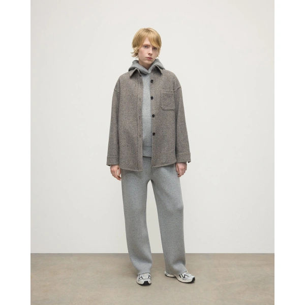 Johnstons of Elgin Glen Urquhart Check Oversized Shirt