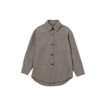 Johnstons of Elgin Glen Urquhart Check Oversized Shirt | Shirts | Coveti