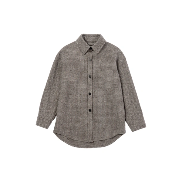 Glen Urquhart Check Oversized Shirt