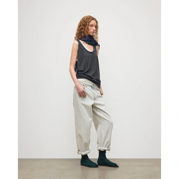 Johnstons of Elgin Greer Dark Grey Merino Vest