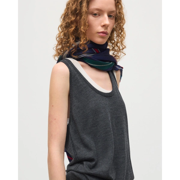 Johnstons of Elgin Greer Dark Grey Merino Vest