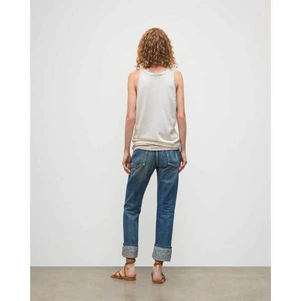 Johnstons of Elgin Greer White Merino Vest