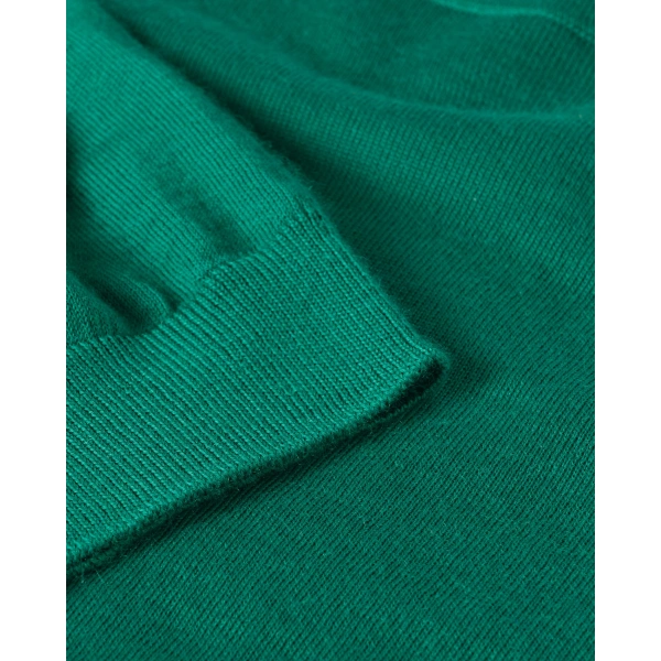 Johnstons of Elgin Honor Bright Green Superfine Cashmere T-Shirt