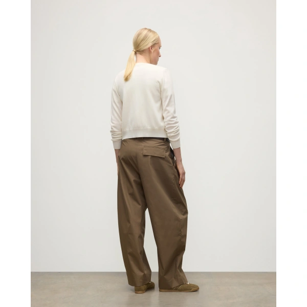 Johnstons of Elgin Iris Classic White Cashmere Cardigan