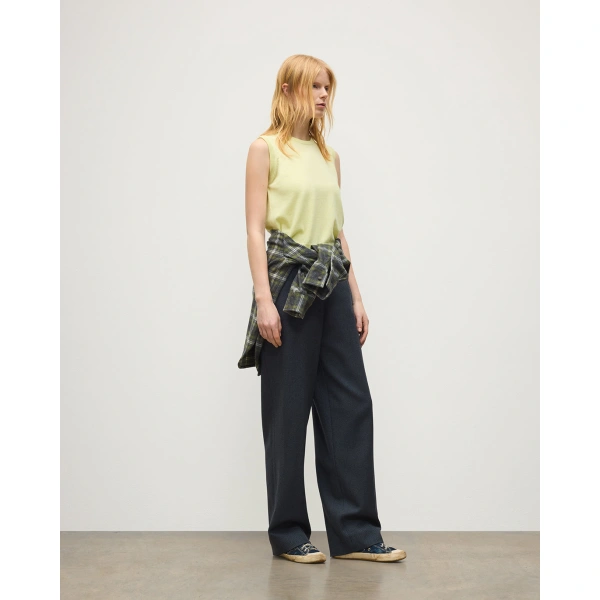 Johnstons of Elgin Iris Classic Yellow Cashmere Tank