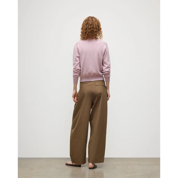 Johnstons of Elgin Iris Light Pink Classic Cashmere Cardigan