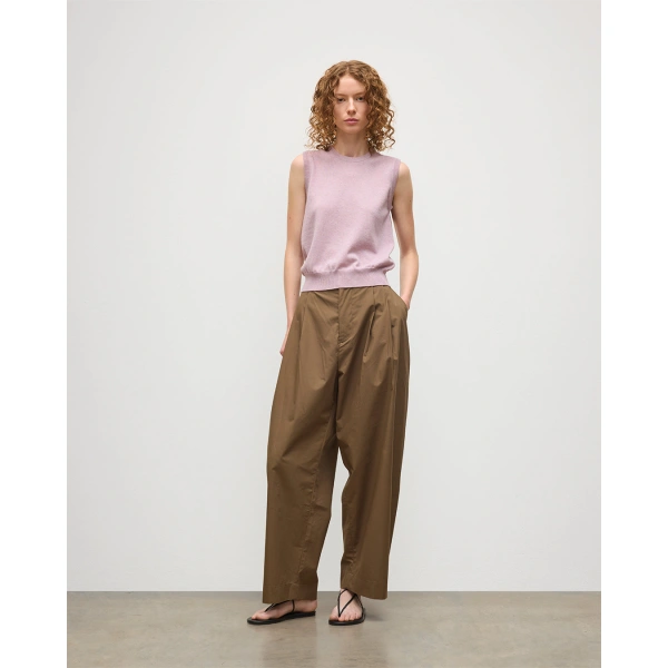 Johnstons of Elgin Iris Light Pink Classic Cashmere Tank