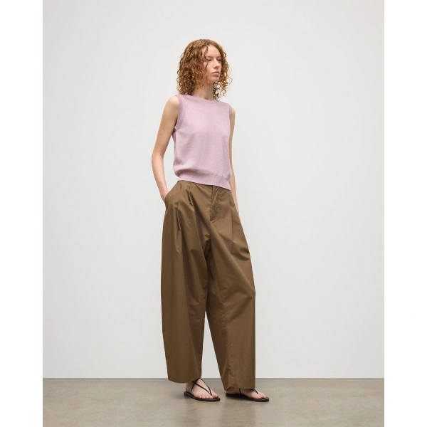 Johnstons of Elgin Iris Light Pink Classic Cashmere Tank