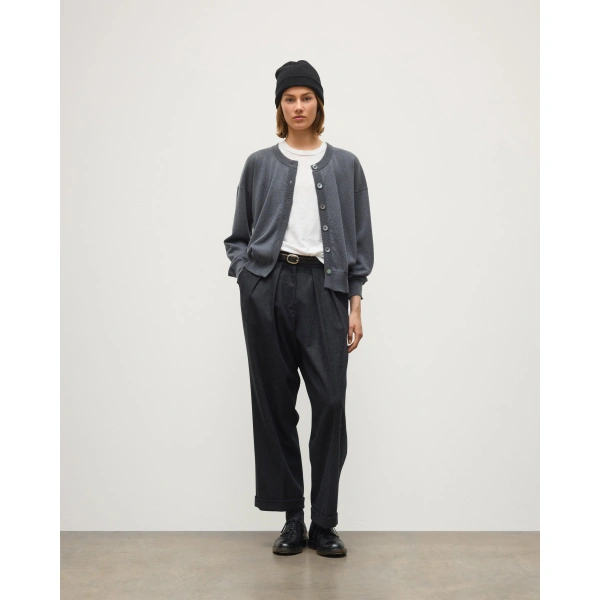 Johnstons of Elgin Jessie Grey Cashmere Cardigan