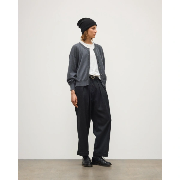 Johnstons of Elgin Jessie Grey Cashmere Cardigan