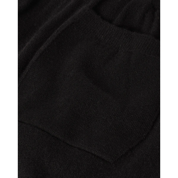 Johnstons of Elgin Kirk Black Cashmere Sweatpants