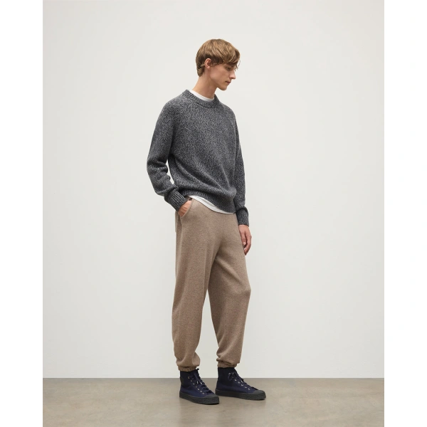 Johnstons of Elgin Kirk Brown Cashmere Sweatpants