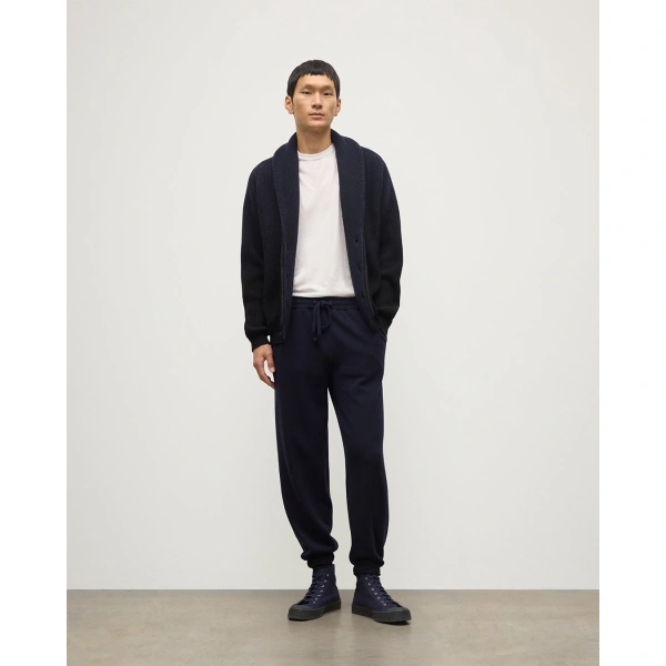 Johnstons of Elgin Kirk Dark Navy Cashmere Sweatpants
