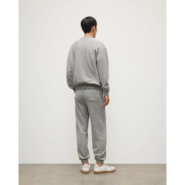 Johnstons of Elgin Kirk Light Grey Cashmere Sweatpants