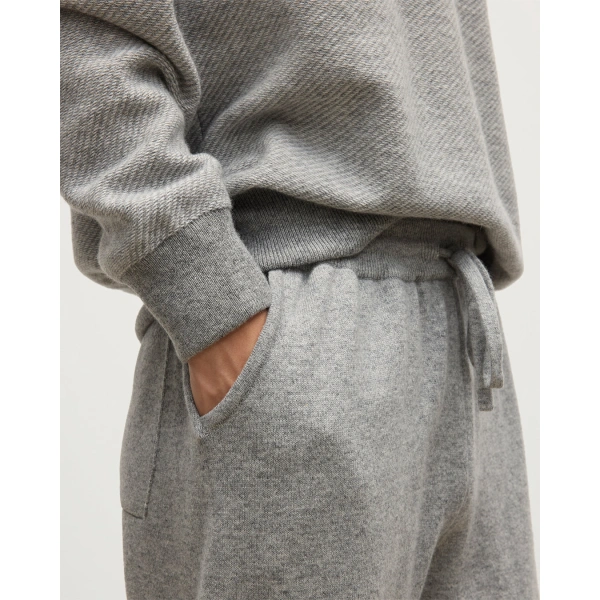 Johnstons of Elgin Kirk Light Grey Cashmere Sweatpants