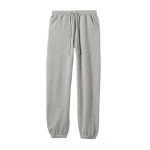 Johnstons of Elgin Kirk Light Grey Cashmere Sweatpants | Pants | Coveti