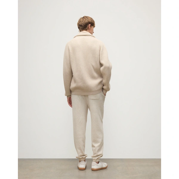 Johnstons of Elgin Kirk Natural Cashmere Sweatpants